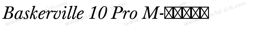 Baskerville 10 Pro M字体转换